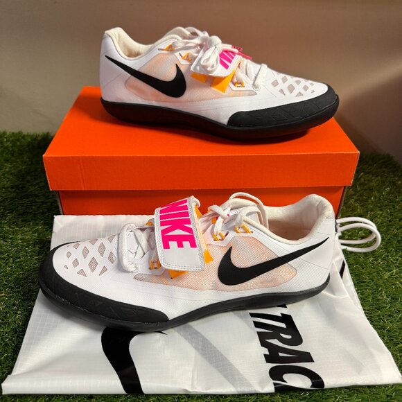 Nike Zoom Rival SD 4 Track & Field White Throwing Shoes Men's 685135-102 NEW - Picture 1 of 11